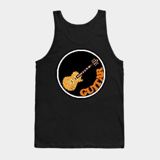 Rock Battle Card Game Guitar Icon Tank Top